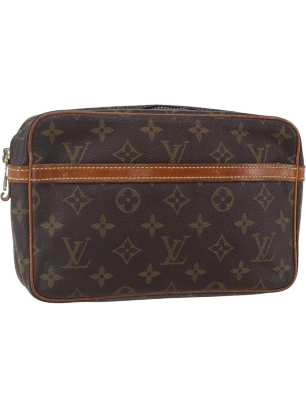LOUIS VUITTON Monogram Compiegne 23 Clutch Bag M51847